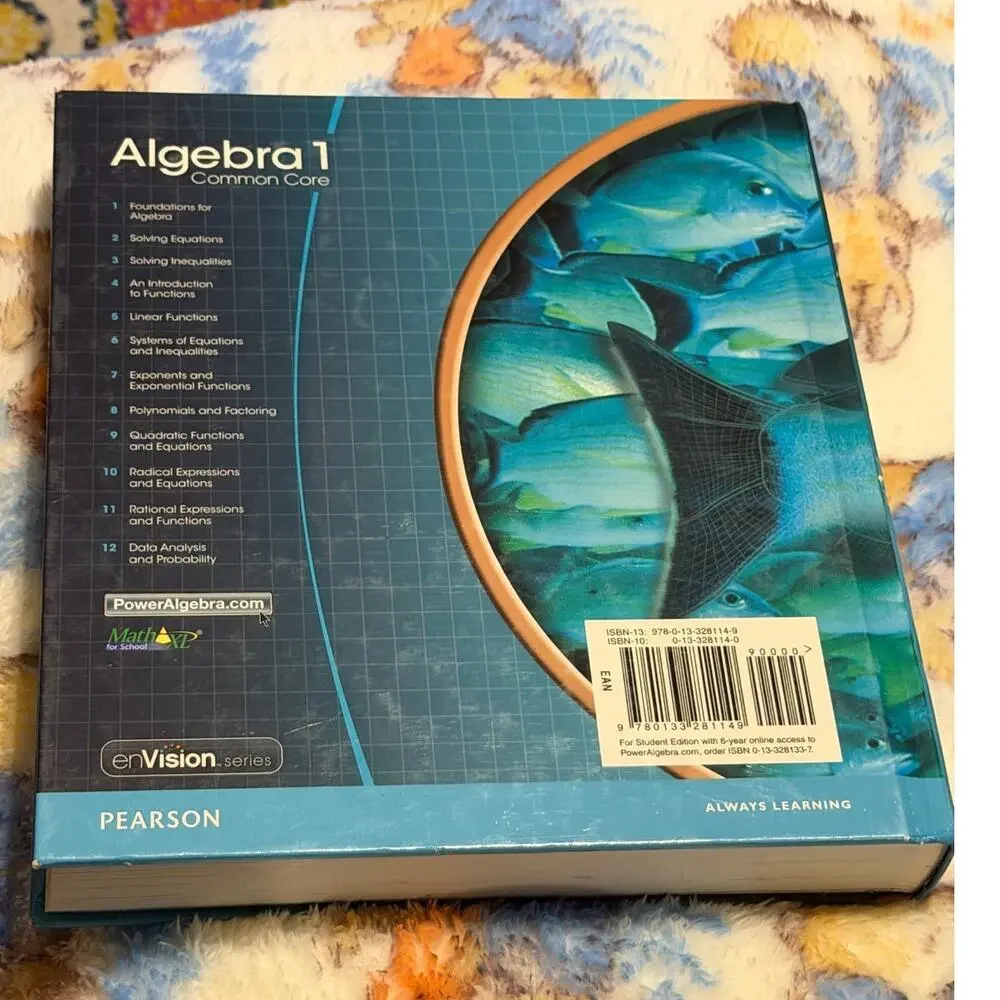 Pearson Algebra 1 Common Core Student Textbook